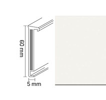 Плинтус Плинтус Dollken TS60 Life 1013 (5012/117) Белый фото 1 | FLOORDEALER